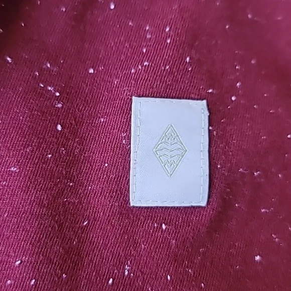 VSOP Men's Short Sleeve Shirt, Size Large, Color Burgundy Speckle - Picture 6 of 10